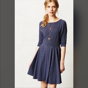 Anthropologie Puella Midday 3/4-sleeve Dress Small